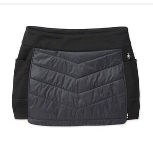 Smartwool Smartloft Insulated Quilted Skirt Black Womens XL Pockets Activewear